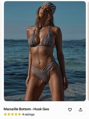 Monday Swimwear Husk Geo Bikini Bottom